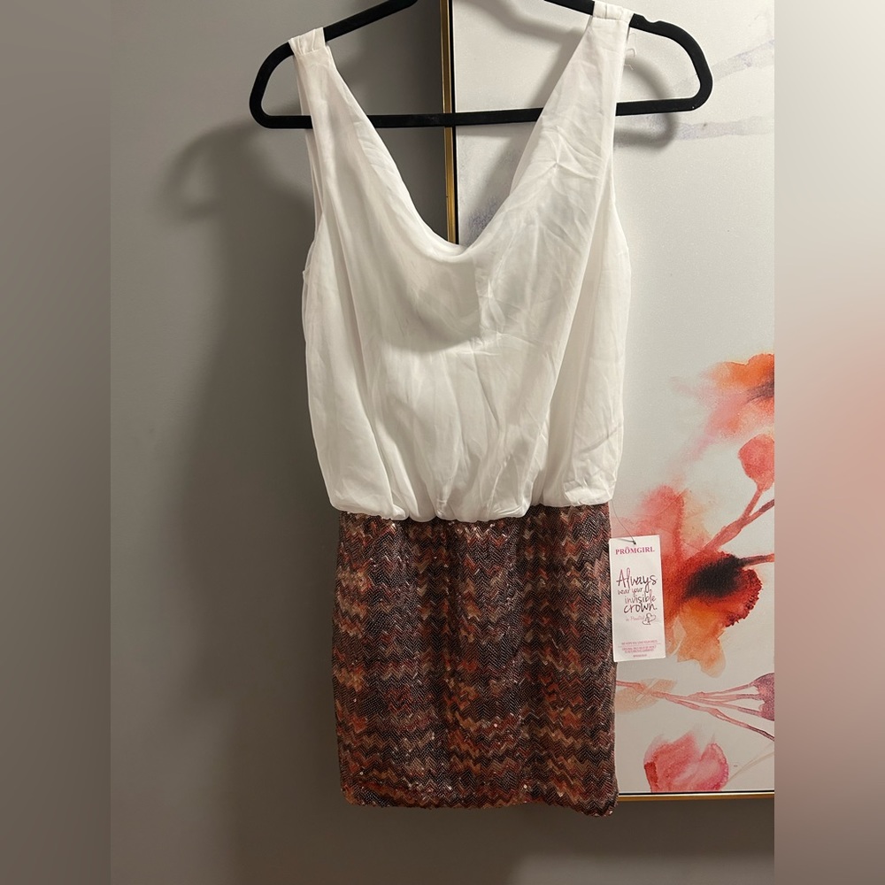 Women sleeveless sequin short dress
